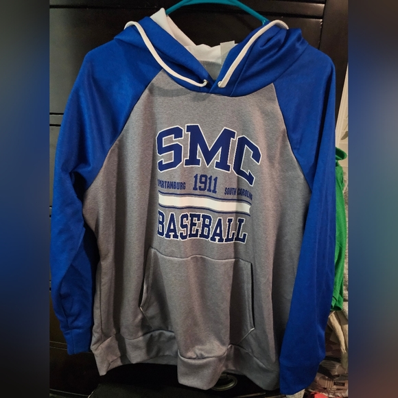 NWOT Spartanburg Methodist Baseball Hoodie - Picture 1 of 5